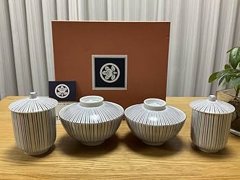 Amazon.co.jp: ＊ たち吉橘吉 彩とくさ 夫婦揃睦揃 蓋付き夫婦